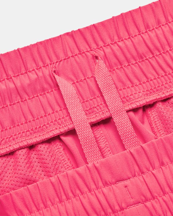 Pantalón corto tejido de 8 cm UA Flex para mujer, Pink, pdpMainDesktop image number 4